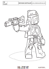 lego-starwars boyama sayfaları